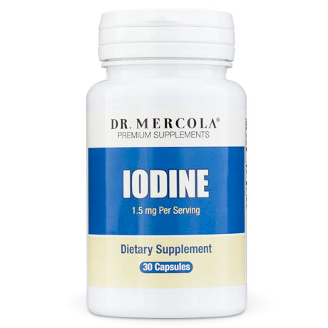 Iodine 1.5 mg, 30 Capsules, Dr. Mercola