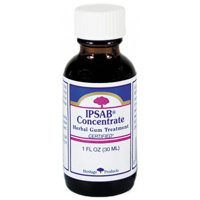 Ipsab Concentrate, Herbal Gum Treatment, 1 oz, Heritage Products