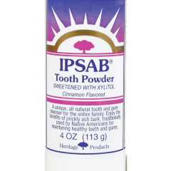 Ipsab Tooth Powder, Cinnamon, 4 oz, Heritage Products