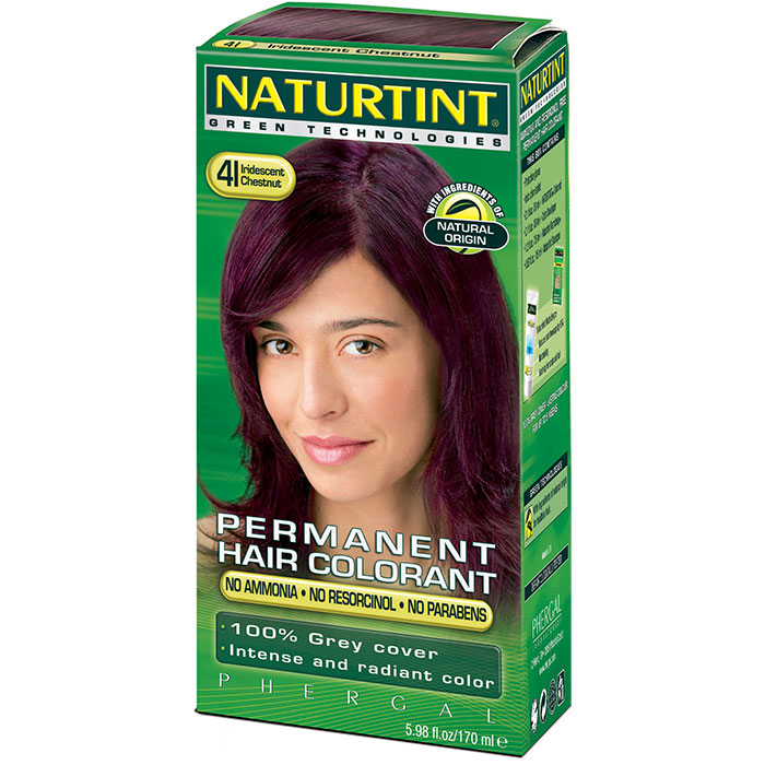 Naturtint Permanent Hair Colorant, Iridescent Chestnut (4I), 5.6 oz, Naturtint