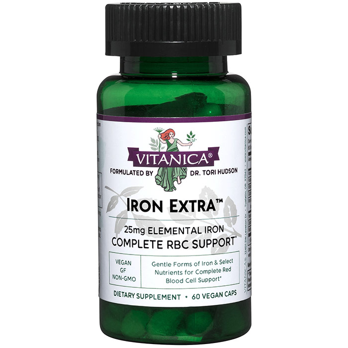 Iron Extra, 60 Vegetarian Capsules, Vitanica