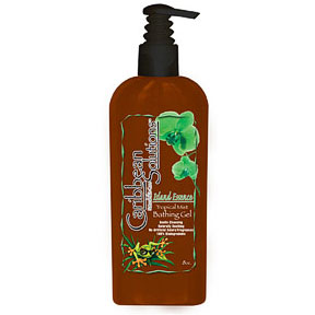 Island Essence Tropical Mist Bath Gel, 8 oz, Caribbean Solutions