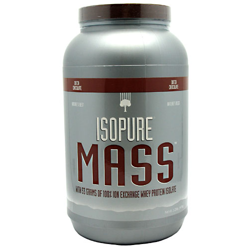 Isopure Mass Powder, Weight Gainer, 3.25 lb, Natures Best