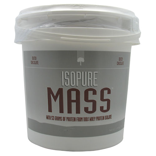 Isopure Mass Powder, Weight Gainer, 7 lb, Natures Best