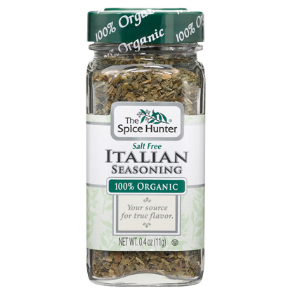 Italian Seasoning, 100% Organic, 0.4 oz x 6 Bottles, Spice Hunter