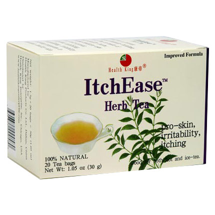 Health King Herbal Tea ItchEase Herb Tea (Itch Ease), 20 Bags, Health King Herbal Tea