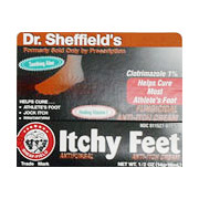 Itchy Feet Antifungal Cream Clotrimazole 1%, 0.5 oz, Sheffield