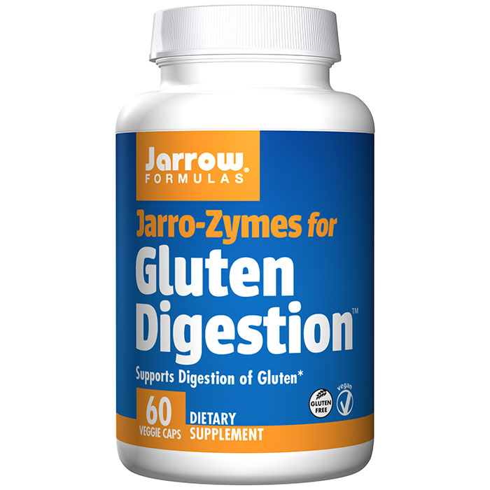 Jarro-Zymes for Gluten Digestion, 60 Veggie Capsules, Jarrow Formulas