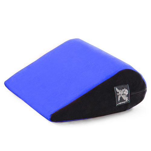 Jaz Microsuede Sex Cushion, Blueberry, Liberator Bedroom Adventure Gear