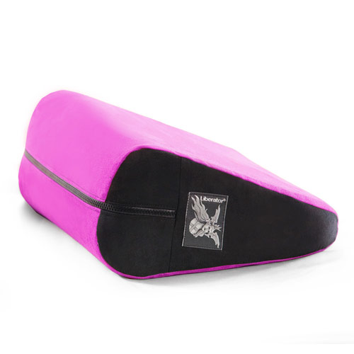 Liberator Bedroom Adventure Gear Jaz Mini Microsuede Sex Cushion, Fuschia, Liberator Bedroom Adventure Gear