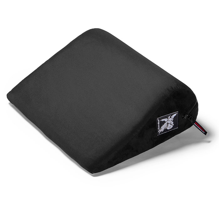 Jaz Original Sensual Positioning Pillow - Suede Black, Liberator Bedroom Adventure Gear