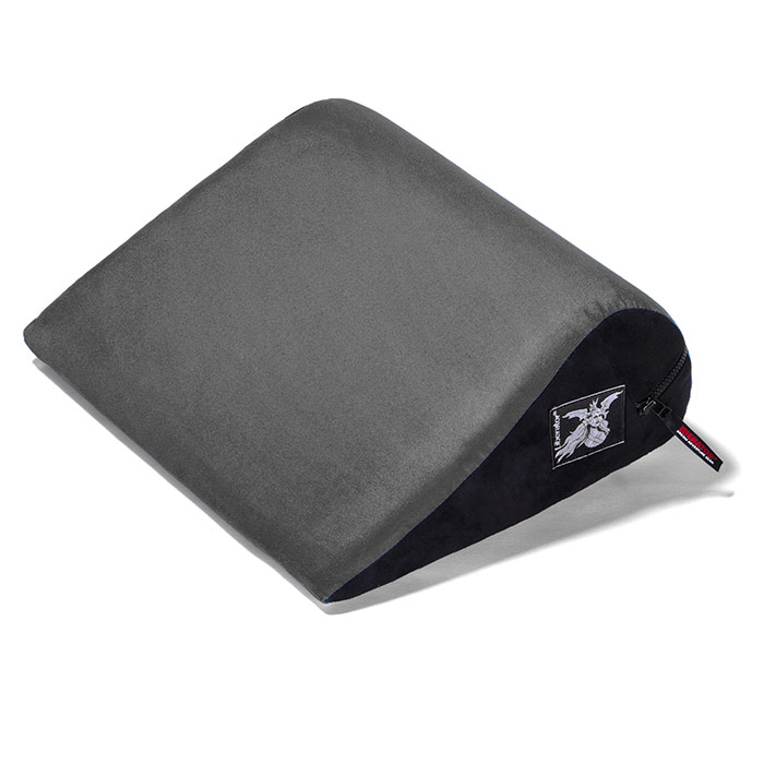 Jaz Original Sensual Positioning Pillow - Suede Charcoal, Liberator Bedroom Adventure Gear