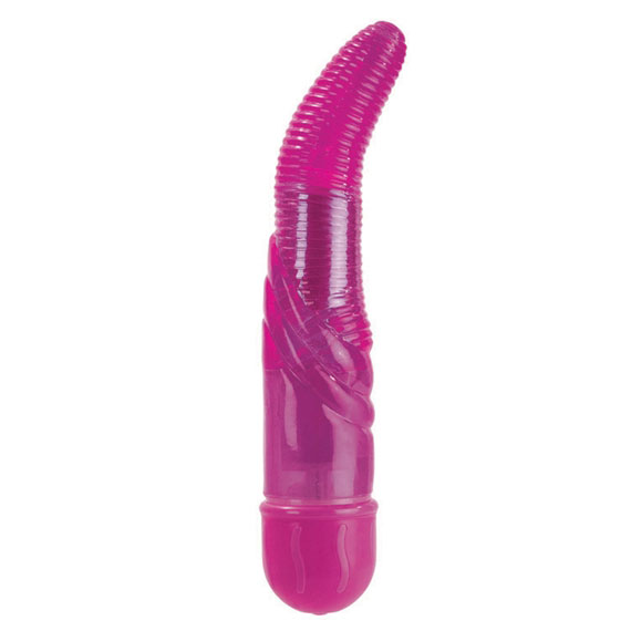Dazzle Vibe - Pink, Curved G-Spot Vibrator Waterproof, California Exotic Novelties