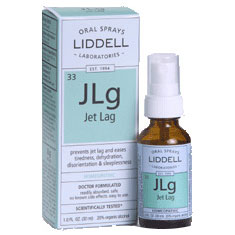 Liddell Jet Lag Homeopathic Spray, 1 oz