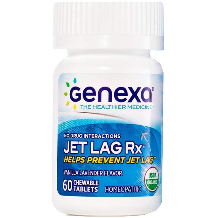 Jet Lag Rx, 60 Chewable Tablets, Genexa