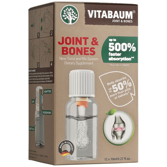Joint & Bones, 12 vials x 10 ml, Vitabaum