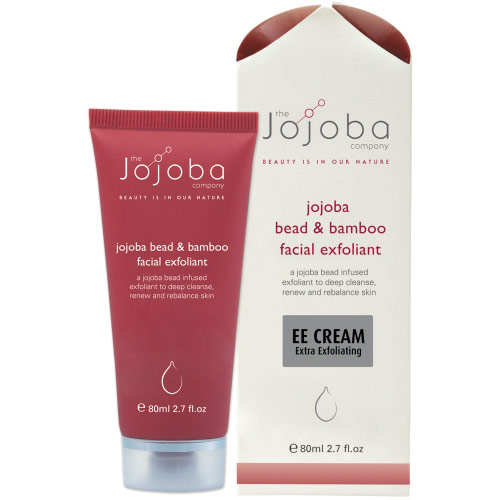 Jojoba Bead & Bamboo Facial Exfoliant (EE Cream), 2.7 oz, The Jojoba Company