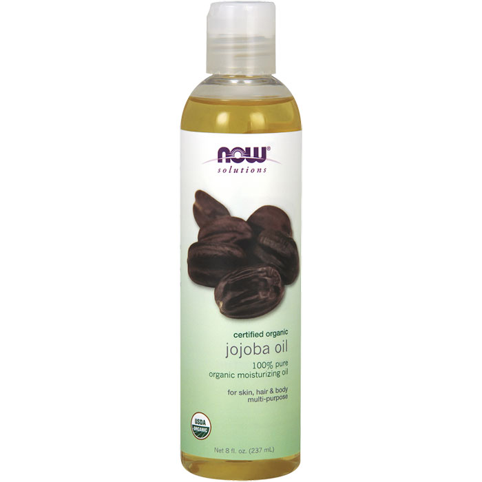 Jojoba Oil Organic, Multi-Purpose, 8 oz, NOW Foods