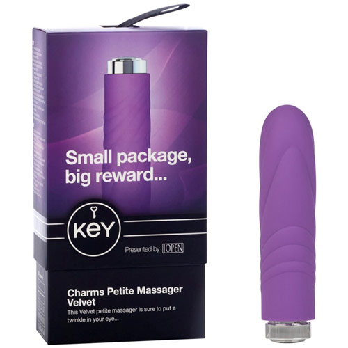 Jopen Key Charms Petite Massager Vibrator - Velvet Lavender