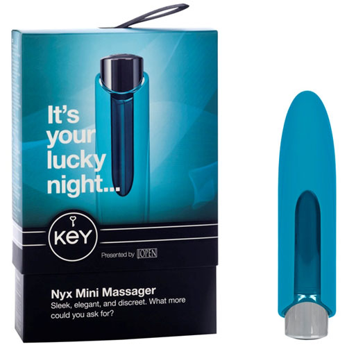 Jopen Key Nyx Mini Massager Vibrator - Blue