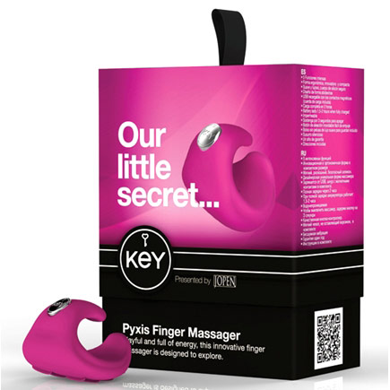 Jopen Key Pyxis Finger Massager Vibrator - Pink