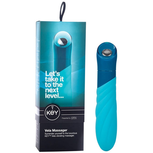 Jopen Key Vela Massager Vibrator - Blue