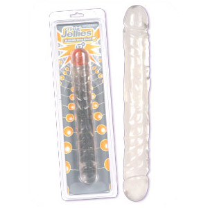 Jr Double Dong 12 Inch Clear Jelly, Doc Johnson