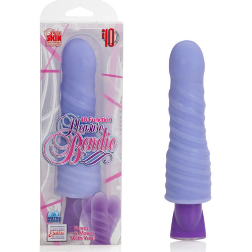 10-Function Pleasure Bendie Vibe - Purple, Flexing Vibrator, California Exotic Novelties