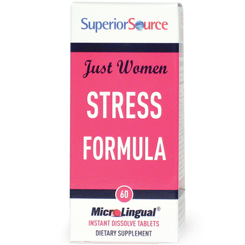 Superior Source Just Women, Stress, 60 Instant Dissolve Tablets, Superior Source