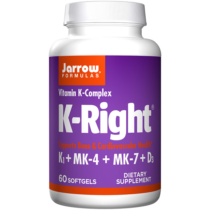 K-Right, Vitamin K Complex, 60 Softgels, Jarrow Formulas