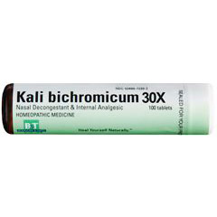 Boericke & Tafel Kali Bichromicum 30X, 100 Tablets, Boericke & Tafel Homeopathic