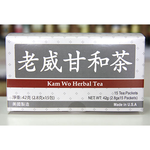 Kam Wo Herbal Tea, 15 Tea Packets, Naturally TCM