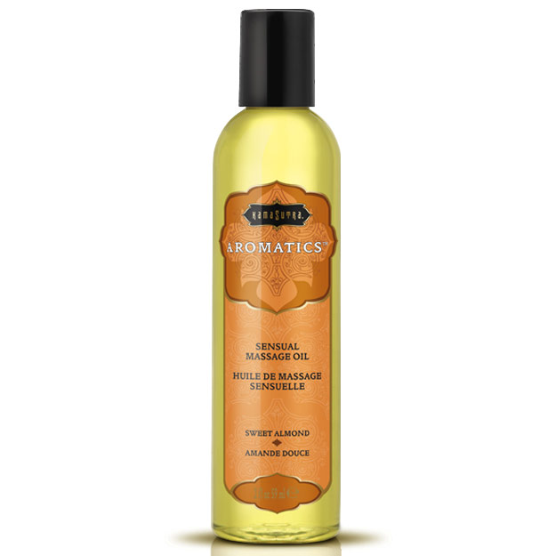 Kama Sutra Aromatics Massage Oil - Sweet Almond, 2 oz