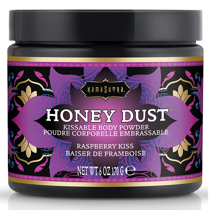 Kama Sutra Honey Dust Body Powder - Raspberry Kiss, 6 oz
