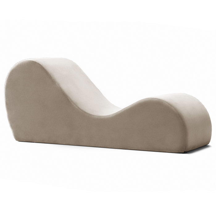 Kamasutra Chaise Sex Lounger - Microvelvet Buckwheat, Liberator Bedroom Adventure Gear