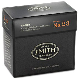 Kandy Full Leaf Black Tea, Blend No. 23, 15 Tea Bags, Steven Smith Teamaker