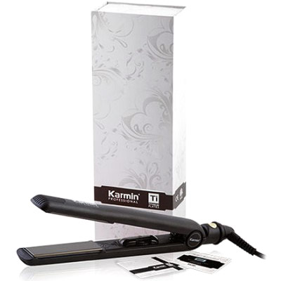 Karmin Professional Titanium Black Hair Straightener with 1 Inch Plates