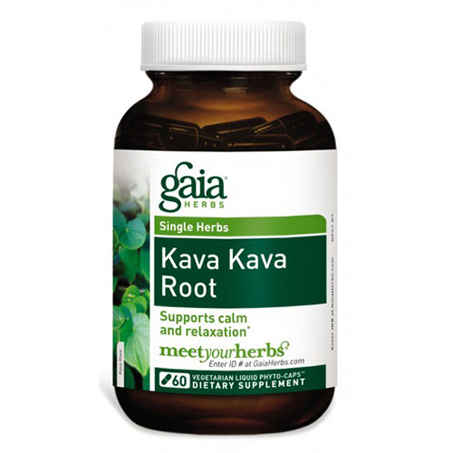 Kava Kava Root, 60 Liquid Phyto-Caps, Gaia Herbs