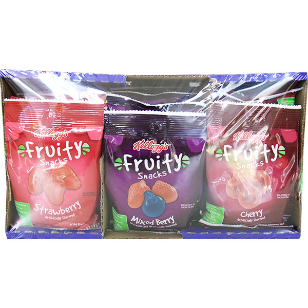 Kelloggs Fruity Snacks Variety Pack, Fruit Flavored Snack, 2.5 oz x 36 Pouches