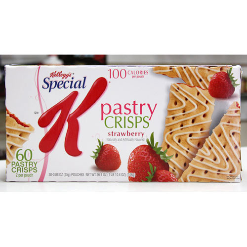 Kelloggs Special K Pastry Crisps, Strawberry, 26.4 oz (748 g)