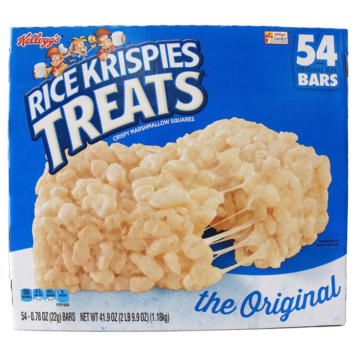 Kelloggs Rice Krispies Treats, Original Flavor, 54 Bars