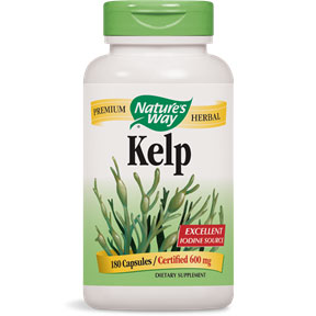 Kelp 600 mg, Value Size, 180 Capsules, Natures Way