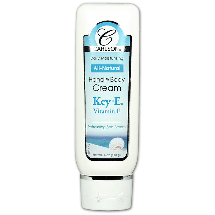Key-E Cream - Sea Breeze, Vitamin E Skin Care, 4 oz, Carlson Labs