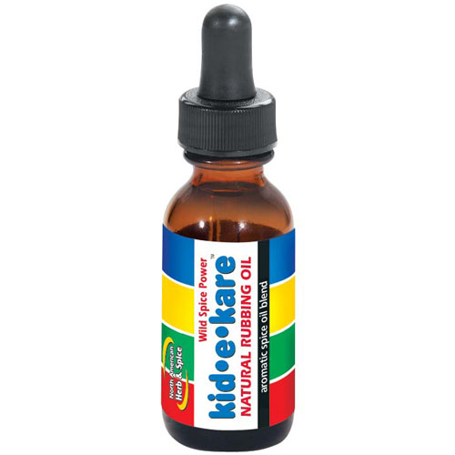 North American Herb & Spice Kid-e-kare Rubbing Oil, 1 oz, North American Herb & Spice