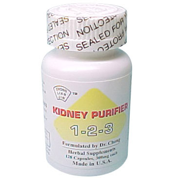 Kidney Purifier 1-2-3 for Kidney Health, 120 Capsules, Dr. Chong