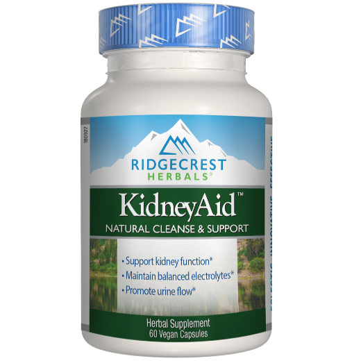 KidneyAid ( Kidney Aid ) Herbal Formula, 60 caps, Ridgecrest Herbals