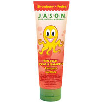 Kids Only! Strawberry Toothpaste, 4.2 oz, Jason Natural