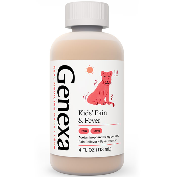 Kids Pain & Fever, 4 oz, Genexa