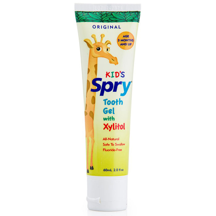 Kids Spry Xylitol Tooth Gel - Original, 2 oz, Xlear (Xclear)