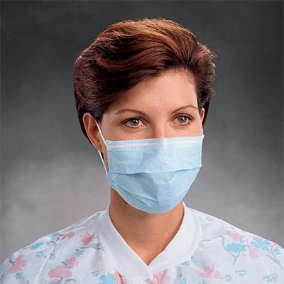 Kimberly-Clark Earloop Procedure Face Mask, Latex Free, 50 Masks/Box